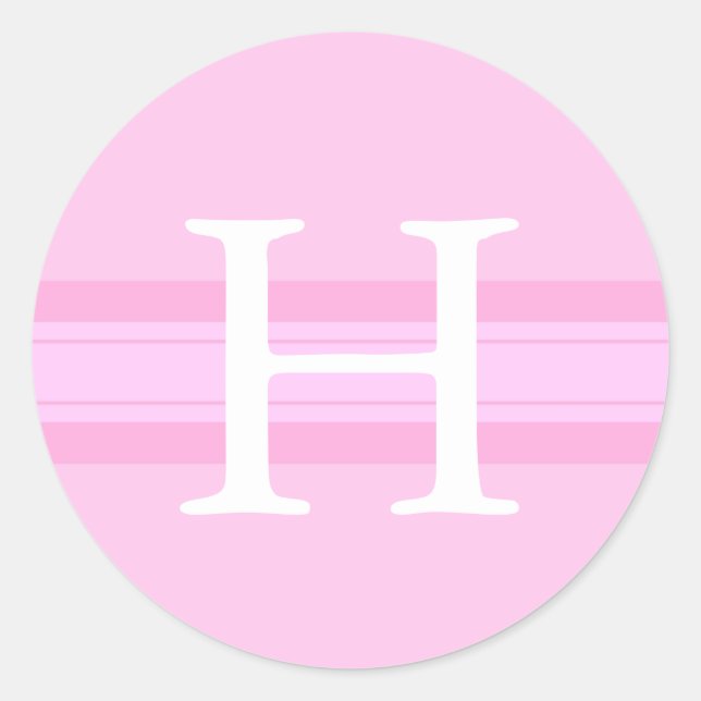 Monogram H Sticker (Front)