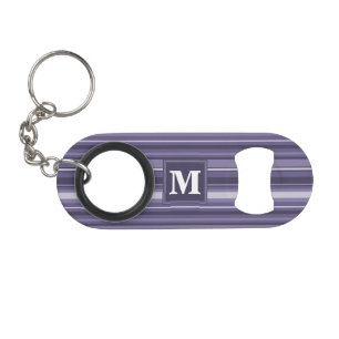 Monogram heather purple stripes