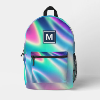 Monogram  holographic iridescent backpack