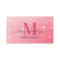 Monogram Holographic Signature Script Pink Glitter