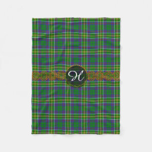 Monogram Hunter Tartan Fleece Blanket