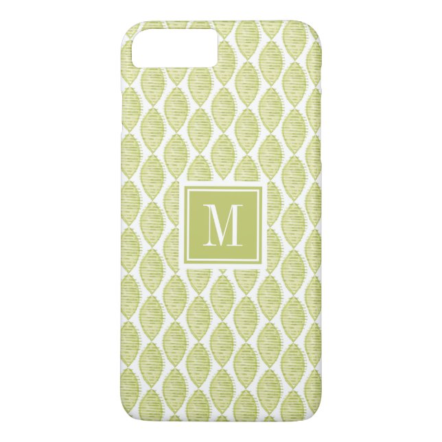 Monogram | Hygge Flowers Pattern Case-Mate iPhone Case (Back)