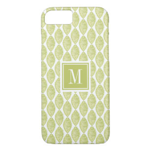 Monogram Hygge Flowers Pattern Case-Mate iPhone Case