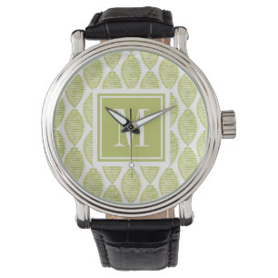 Monogram   Hygge Flowers Pattern Watch