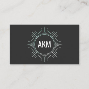 Monogram Illumination Elements Business Card