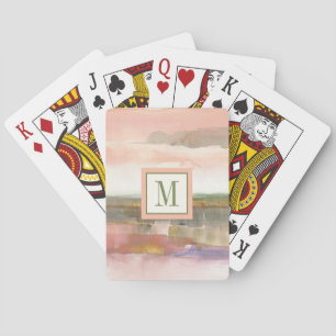 Monogram   Influence of Line and Colour Gold Crop Playing Cards