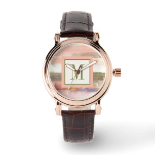 Monogram Influence of Line and Colour Gold Crop Watch