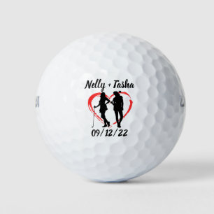 Monogram Initial and Name Personalised Golf Balls