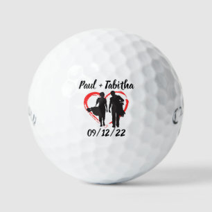 Monogram Initial and Name Personalised Golf Balls