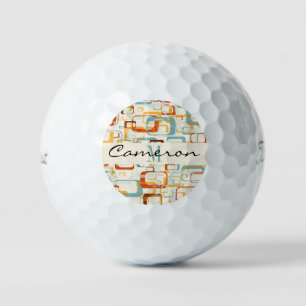 Monogram Initial and Name Personalised  Golf Balls
