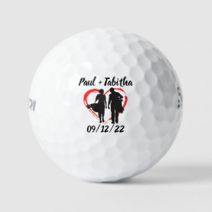 Monogram Initial and Name Personalised Golf Balls