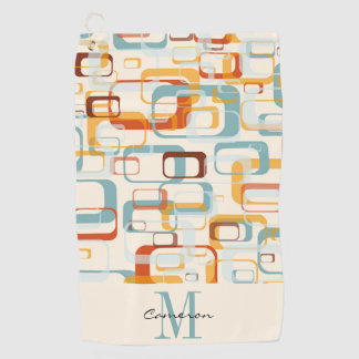 Monogram Initial and Name Personalised  Golf Towel