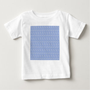 Monogram Initial Letter A, Blue Baby T-Shirt