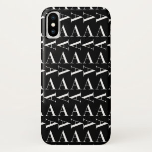 Monogram Initial Letter A Case-Mate iPhone Case