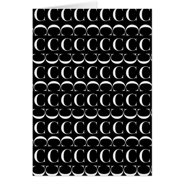 Monogram Initial Letter C (Front)