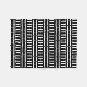 Monogram Initial Letter H Fleece Blanket