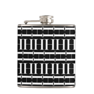 Monogram Initial Letter H Hip Flask