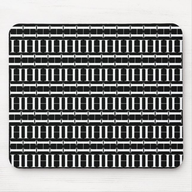 Monogram Initial Letter H Mouse Pad (Front)