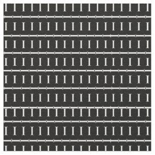 Monogram Initial Letter I Fabric