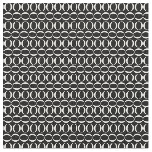 Monogram Initial Letter O, Choose Background Colou Fabric