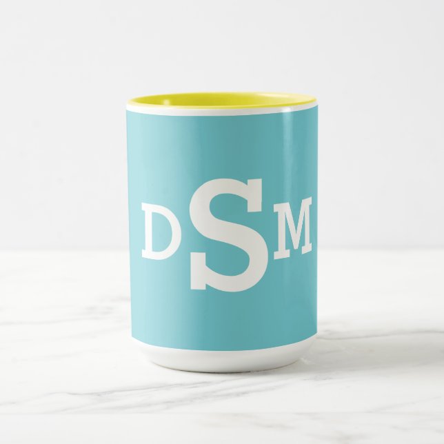 Monogram Initial Mug (Center)