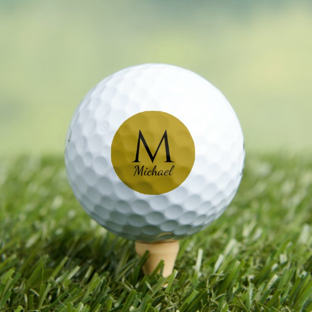 Monogram Initial Name Bridgestone e6 12 Pack Golf Balls (Insitu Tee)