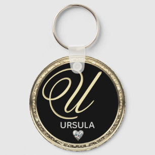 Monogram Initial Name Keychain