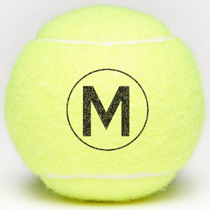 Monogram Initial Personalised Tennis Balls