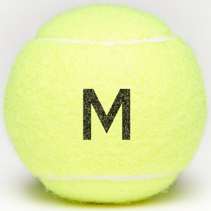 Monogram Initial Personalised Tennis Balls
