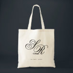 Monogram Initial personalised wedding welcome Tote Bag<br><div class="desc">Click "Customise" button to move around initials to your desired look! Be sure check out 100  wedding totes in my shop!</div>