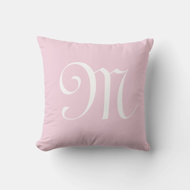 Monogram Initial Personalized Custom Cushion (Front)