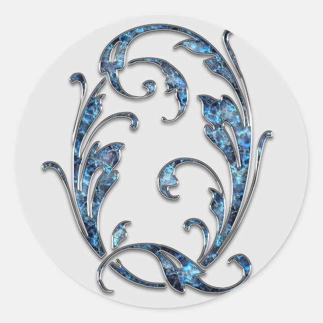 monogram initial Q stickers (Front)