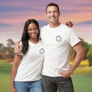 Monogram Initials Classic Golf T-Shirt