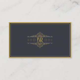 Monogram Initials Distinct Personal Individualise Business Card