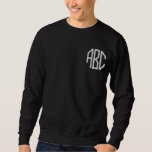 monogram initials embroidered sweatshirt<br><div class="desc">monogram initials embroidered basic sweatshirt. Customise and personalise with your own initials. Click the orange "Customise it"button and change to your own initials. A cool gift to self, family or friend.</div>