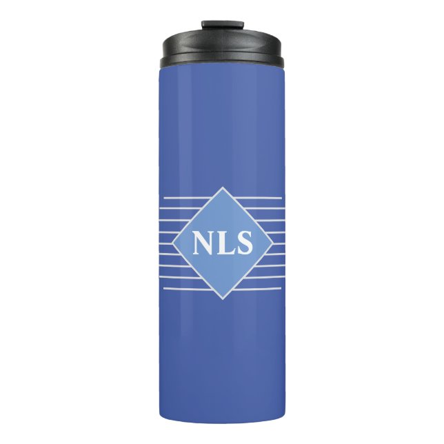 Monogram Initials on a  Thermal Tumbler (Front)