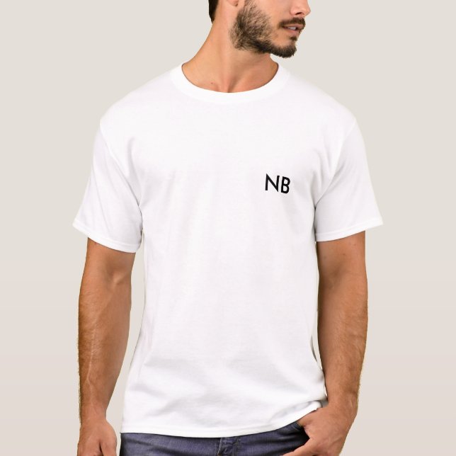 Monogram Initials T-Shirt (Front)