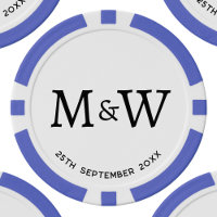 Monogram Initials Wedding Couple
