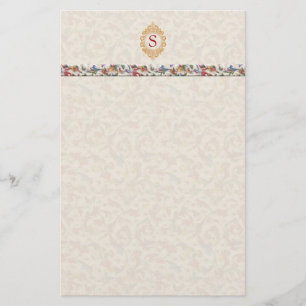 Monogram Italian Florentine Stationery