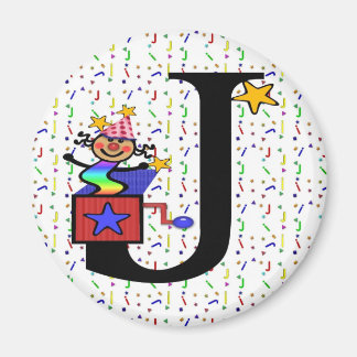 Monogram "J" Magnet