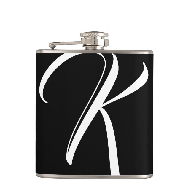 Monogram K Flask (Front)