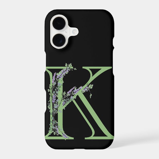 Monogram K Lavender Eucalyptus (Back)
