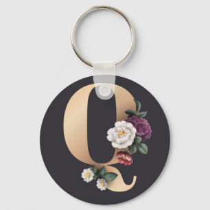 Monogram Key Ring