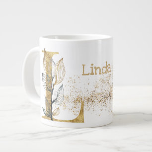 Monogram "L" Jumbo Mug Soup Ice Cream