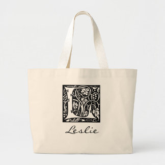 Monogram 'L' - Jumbo Tote Bag