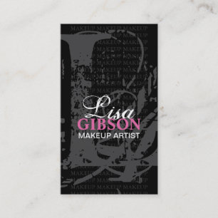 Monogram "L" - MAKEUP ARTIST BUSINESS CARD