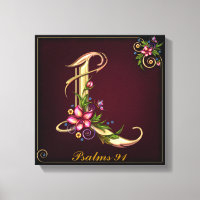 Monogram L Premium Wrapped Canvas (Gloss)
