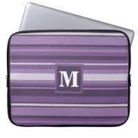 Monogram Lavender stripes