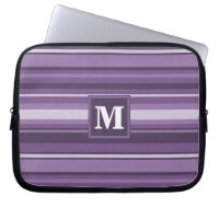 Monogram Lavender stripes
