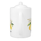 Monogram Lemon Fruits White Flowers Tree Branch